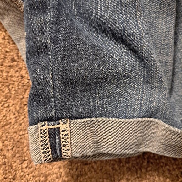 Maurices Embroidered Flap Pocket Denim Jean Shorts - Picture 7 of 7